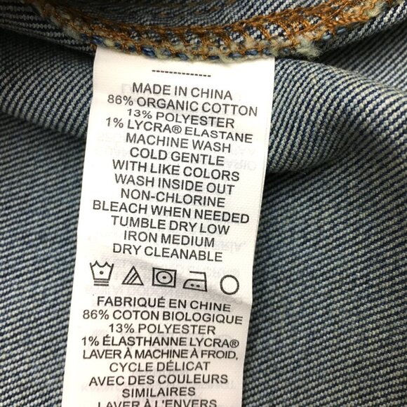 NEW prAna Women's Jean Skirt Broadway Denim Skirt True Blue Pockets size 0 - Picture 10 of 12